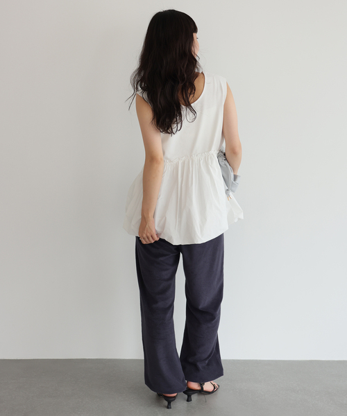 SLOBE IENA(スローブイエナ)の「バルーンコンビカットソー(Tシャツ/カットソー・レディース・ブラック/ホワイト・FREE)」の17枚目の写真