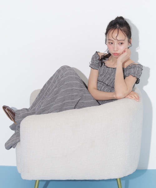 JILL by JILL STUART(ジルバイジルスチュアート)の「2wayスリーブシュリンクワンピース(ワンピース・レディース・ブラック系その他/ブルー系その他/レッド系その他・FREE)」の5枚目の写真