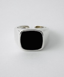 NOEL（ノエル）の「Square Black Signet Ring #171（リング）」