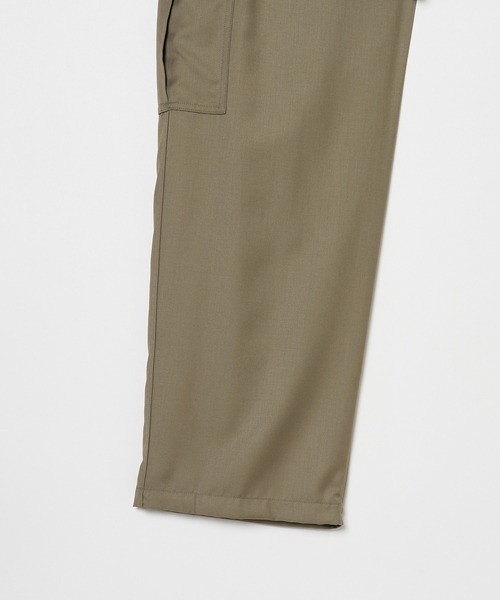 HELIOPOLE（エリオポール）の「TWILL MILITARY PANTS / ツイル ミリタリー パンツ（その他パンツ・レディース・グリーン/ブラック・38/36）」の9枚目の写真