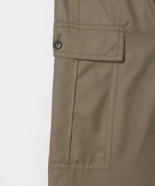 HELIOPOLE（エリオポール）の「TWILL MILITARY PANTS / ツイル ミリタリー パンツ（その他パンツ・レディース・グリーン/ブラック・38/36）」の10枚目の写真