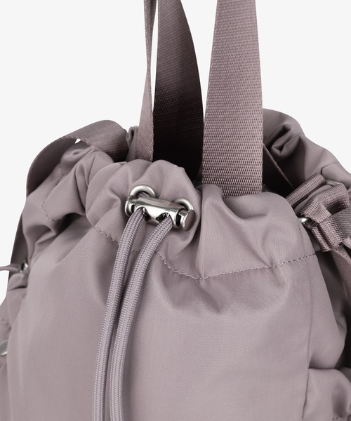 THE NORTH FACE（ザノースフェイス）の「【韓国限定・日本未入荷】THE NORTH FACE BONNEY BUCKET BAG MINI / ノースフェイス ボニーバケットバッグミニ 2WAY 巾着 ミニバッグ（ショルダーバッグ・メンズ・クリーム/ピンク/ブラック・FREE）」の14枚目の写真