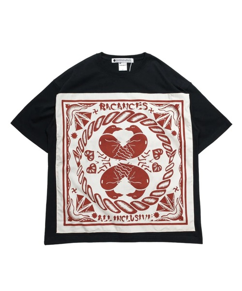 BACANCES ALL INCLUSIVE（バカンサスオールインクルーシブ）の「BC SKEM BANDANA T- SHIRTS[YATAGARASU]（Tシャツ/カットソー・メンズ・ホワイト/ブラック・L/XL）」の11枚目の写真
