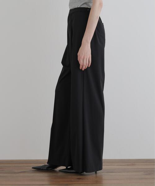 LE PHIL(ルフィル)の「◆ウエストドロストセミワイドパンツ(その他パンツ・レディース・ブラウン/ブラック・0/1)」の4枚目の写真