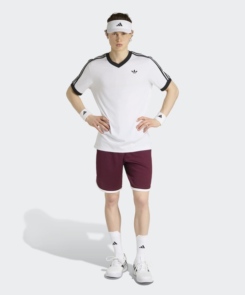 adidas(アディダス)の「テニス クラシックス ショーツ / ハーフパンツ / アディダス adidas(その他パンツ・メンズ・レッド・S/XX-LARGE/XL/L/M)」の5枚目の写真