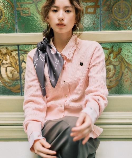 MARY QUANT(マリークワント)の「【MARY QUANT×VIS】アソートスカーフ 70×70(バンダナ/スカーフ・レディース・キナリ/チャコールグレー・FREE)」の3枚目の写真
