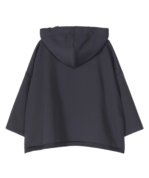 ZUCCa（ズッカ）の「(S)PE DOBBY CLOTH（カーディガン/ボレロ・レディース・ネイビー/ブラック・M size）」の9枚目の写真