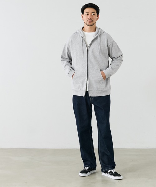 coca(coca)(コカ)の「COTTON from the U.S.ZIPパーカー(パーカー・メンズ・ブラック/グレー・L/XL/M)」の10枚目の写真