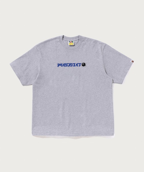 A BATHING APE（アベイシングエイプ）の「A BATHING APE LOGO RELAXED FIT TEE（Tシャツ/カットソー・メンズ・ホワイト/グレー/ネイビー・MEDIUM/XX-LARGE/SMALL/LARGE/X-LARGE）」の2枚目の写真
