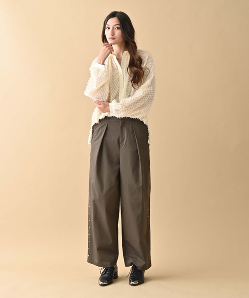 RAW FUDGE(ローファッジ)の「サイドスタッズラインパンツ(その他パンツ・レディース・ベージュ/ブラウン/ブラック・M)」の20枚目の写真