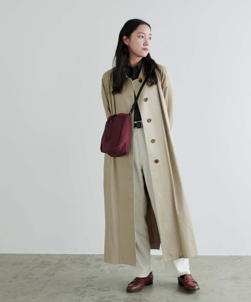 STANDARD SUPPLY(スタンダードサプライ)の「スタンダードサプライ / SIMPLICITY シンプリシティ / 26FW限定カラーCHALK SHOULDER チョークショルダー(ショルダーバッグ・レディース・ボルドー・FREE)」の4枚目の写真