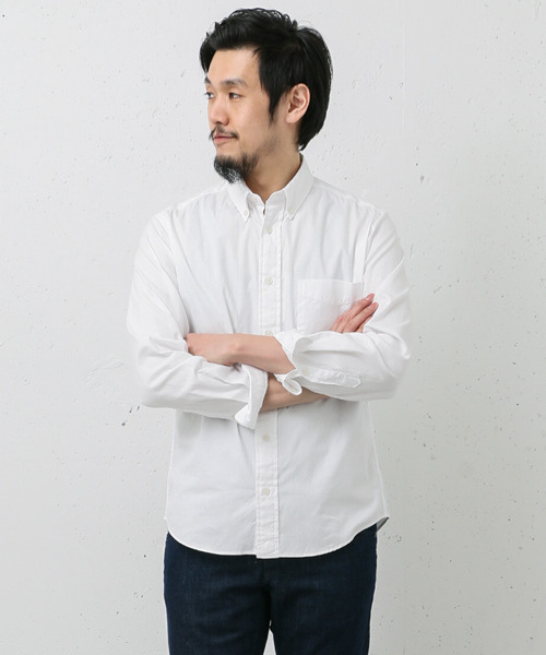 URBAN RESEARCH DOORS MENS（アーバンリサーチ ドアーズ メンズ）の「DOORS PIN OX B/D Shirts（シャツ/ブラウス・メンズ・ブルー/ホワイト・36/38/40）」の3枚目の写真