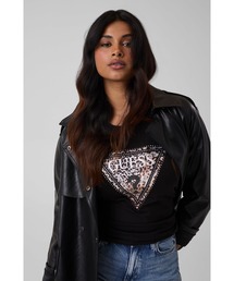 Guess | SAVANNA Leopard Triangle Tee(Tシャツ/カットソー)
