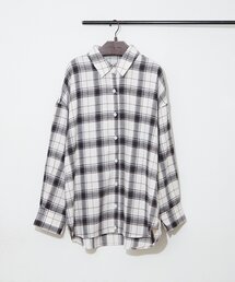 チェック2WAYBIGシャツ