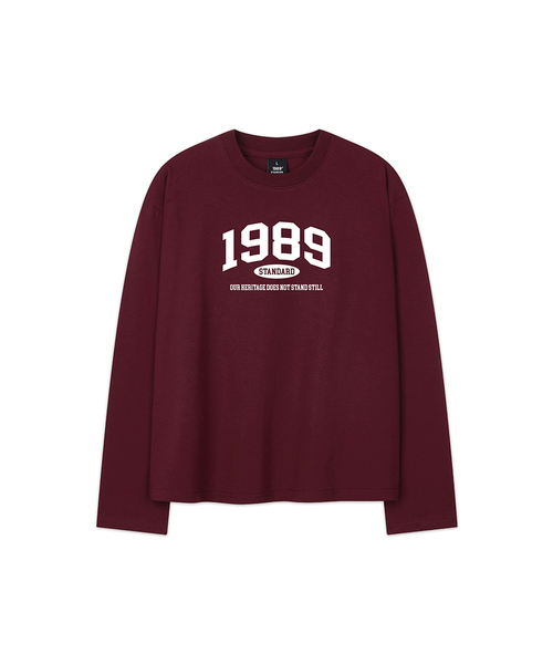 1989STANDARD（1989スタンダード）の「OUR 1989 クロップロングスリーブ (SKLSTD-0004)（Tシャツ/カットソー・メンズ・ライトグレー/バーガンディー/ホワイト/ブラック・MEDIUM/LARGE/X-LARGE）」の4枚目の写真