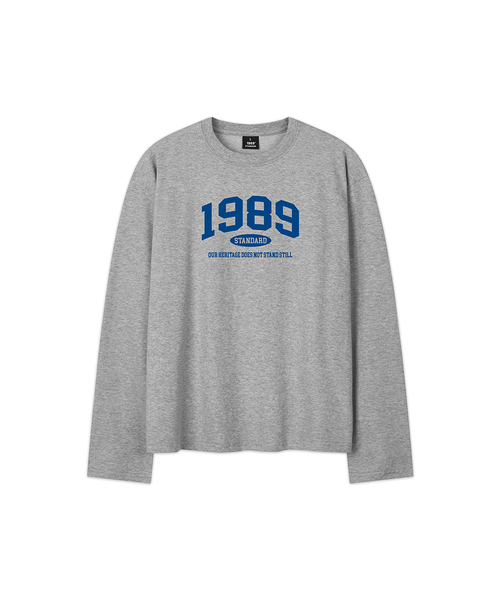 1989STANDARD（1989スタンダード）の「OUR 1989 クロップロングスリーブ (SKLSTD-0004)（Tシャツ/カットソー・メンズ・ライトグレー/バーガンディー/ホワイト/ブラック・MEDIUM/LARGE/X-LARGE）」の3枚目の写真