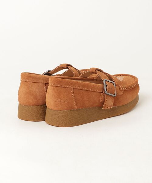 Clarks（クラークス）の「WallabeeEVOBar／ワラビーエヴォバー(ジンジャースエード)（モカシン/デッキシューズ・レディース・ブラウン・UK4.5/UK4/UK5.5/UK5/UK3.5/UK6/UK3）」の9枚目の写真