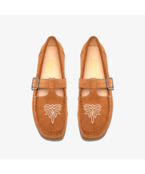 Clarks（クラークス）の「WallabeeEVOBar／ワラビーエヴォバー(ジンジャースエード)（モカシン/デッキシューズ・レディース・ブラウン・UK4.5/UK4/UK5.5/UK5/UK3.5/UK6/UK3）」の6枚目の写真