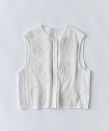 刺繍モチーフベスト