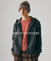 スリーク フィット ジップ フーディ