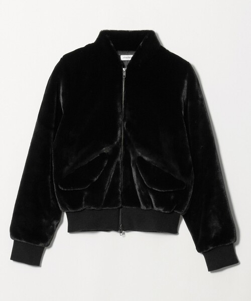 ATTISESSION(アティセッション)の「<ATTISESSION>フラッフィー ショートブルゾン(ブルゾン・レディース・ブラック/オフホワイト・38/36)」の20枚目の写真
