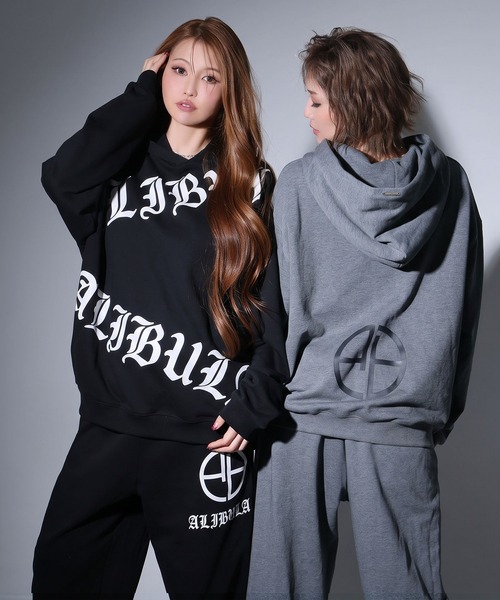 Diable baiser(ディアブルベーゼ)の「【ALIBULA】2WAYスウェットパンツ/ユニセックス(スウェットパンツ・レディース・グレー/ブラック・FREE)」の17枚目の写真