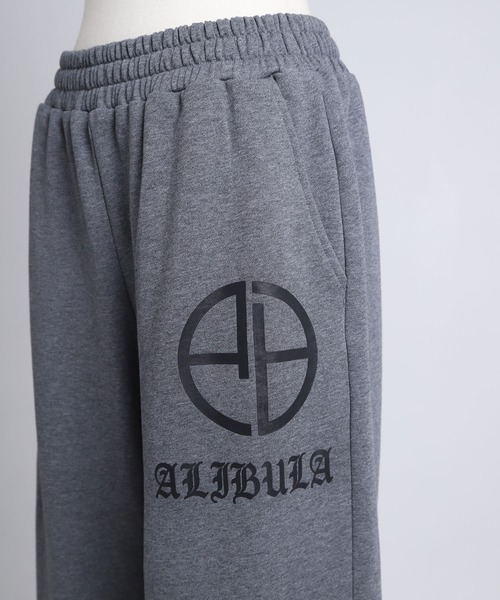 Diable baiser(ディアブルベーゼ)の「【ALIBULA】2WAYスウェットパンツ/ユニセックス(スウェットパンツ・レディース・グレー/ブラック・FREE)」の6枚目の写真