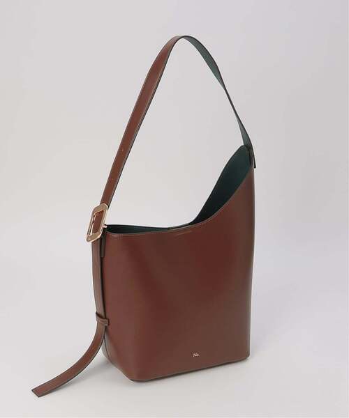 notch.(ノッチ)の「Na. by Nananoel(ナナノエル)ASYMMETRY ONESHOULDER BAG(トートバッグ・レディース・ブラック/ブラウン・ONESIZE)」の2枚目の写真
