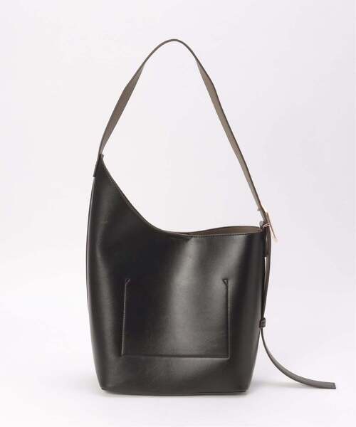 notch.(ノッチ)の「Na. by Nananoel(ナナノエル)ASYMMETRY ONESHOULDER BAG(トートバッグ・レディース・ブラック/ブラウン・ONESIZE)」の6枚目の写真