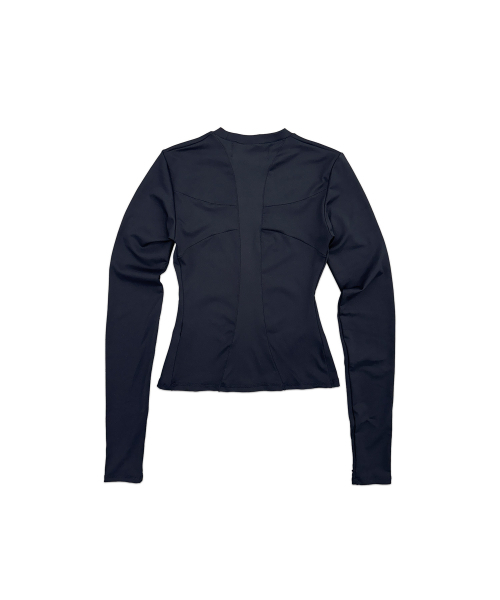 OPUS 0012(オーパス0012)の「Op.1 LS-003(W)(Tシャツ/カットソー・レディース・ブラック・SMALL/X-SMALL)」の2枚目の写真