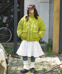 DOUBLE POCKET PUFFER PADDING OLIVE