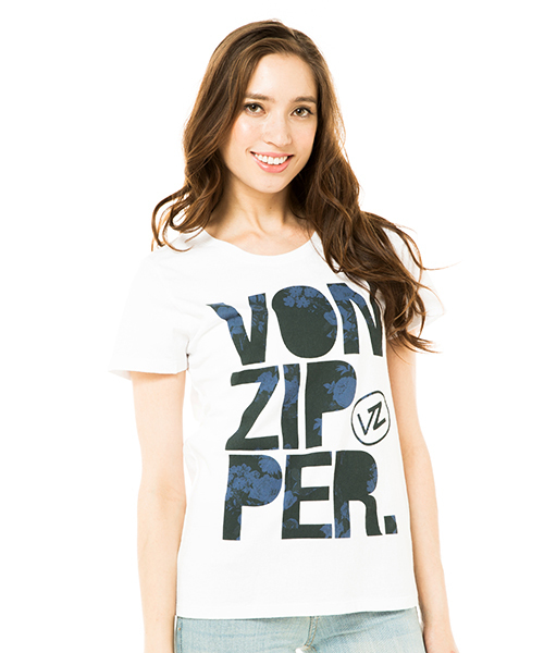 VONZIPPER（ボンジッパー）の「VONZIPPER レディース SLUSH PUPPY LOGO Ｔシャツ（Tシャツ/カットソー・レディース・ブラック/ホワイト/ブルー・LARGE/MEDIUM）」の3枚目の写真