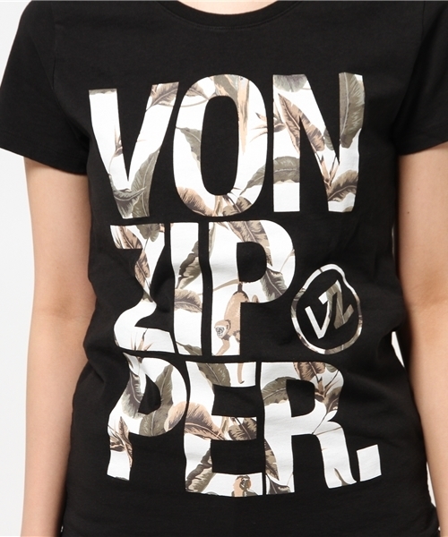 VONZIPPER（ボンジッパー）の「VONZIPPER レディース SLUSH PUPPY LOGO Ｔシャツ（Tシャツ/カットソー・レディース・ブラック/ホワイト/ブルー・LARGE/MEDIUM）」の7枚目の写真