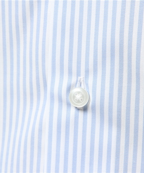 THE SUIT COMPANY（ザ・スーツカンパニー）の「ボタンダウンカラードレスシャツ ストライプ 〔EC・細身〕（シャツ/ブラウス・メンズ・サックスブルー・首回り37cm-裄丈84cm/首回り42cm-裄丈84cm/首回り38cm-裄丈80cm/首回り38cm-裄丈84cm/首回り39cm-裄丈82cm/首回り40cm-裄丈86cm/首回り41cm-裄丈84cm/首回り37cm-裄丈80cm/首回り40cm-裄丈82cm/首回り44cm-裄丈86cm/首回り45cm-裄丈86cm）」の9枚目の写真