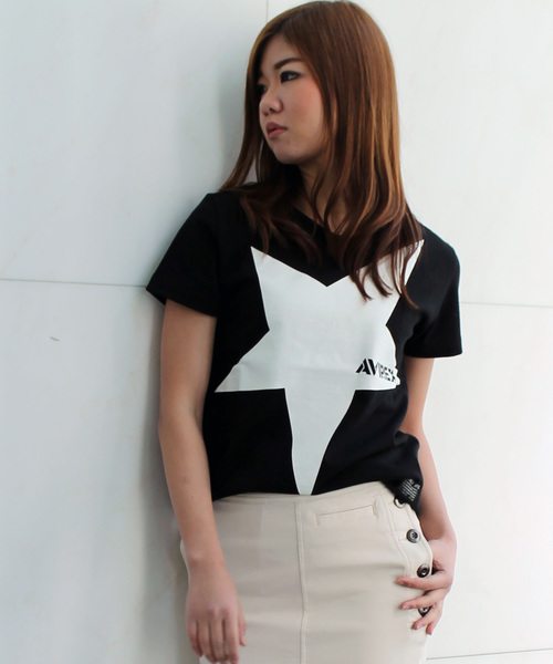 AVIREX(�A���B���b�N�X)�́yWEB��DEPOT����zAVIREX/ �A���B���b�N�X/ BIG STAR  "AVIREX" LOGO S/S T-SHIRT/ �r�b�O �X�^�[ "�A���B���b�N�X"���S  �e�B�[�V���c(T�V���c/�J�b�g�\�[)