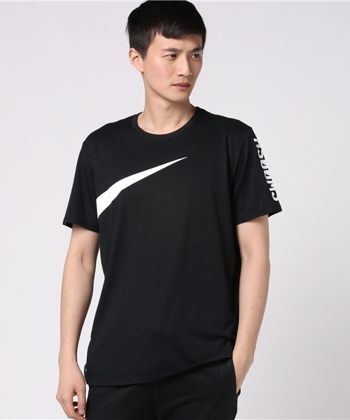 Nike ナイキ の Nike Dry De Live Rend Logo Swoosh Teeナイキdri Fit ドライドライブレンドロゴ スウッシュtシャツ 010 Tシャツ カットソー Wear