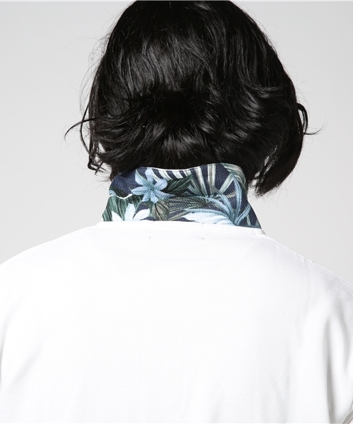 DOUBLE STEAL（ダブルスティール）の「Prepeller Aloha POLO　ポロシャツ（ポロシャツ・メンズ・ホワイト×レッド/カーキ/ホワイト×ネイビー/ブラック系その他/ブラック×レッド・LARGE/X-LARGE/MEDIUM）」の13枚目の写真