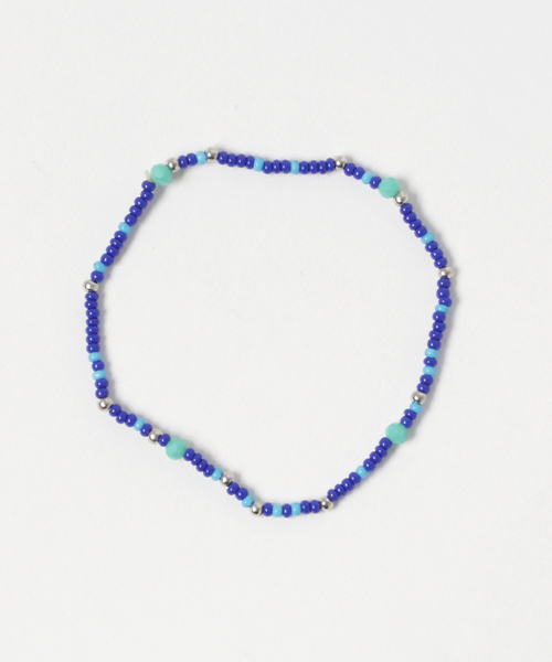 チャイハネ（チャイハネ）の「【チャイハネ】ミックスビーズブレスレット（ブレスレット・レディース・ホワイト/レインボー/ターコイズブルー/ブルー/コーラル/マルチ/ブラウン・FREE）」の4枚目の写真