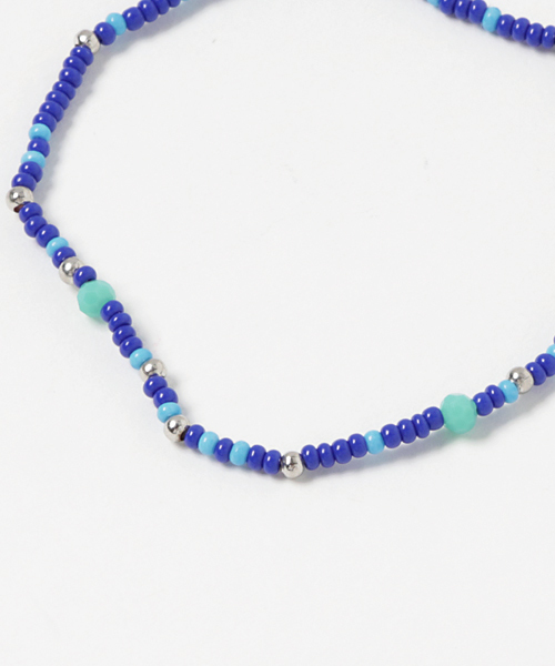 チャイハネ（チャイハネ）の「【チャイハネ】ミックスビーズブレスレット（ブレスレット・レディース・ホワイト/レインボー/ターコイズブルー/ブルー/コーラル/マルチ/ブラウン・FREE）」の8枚目の写真