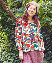 チャイハネ | 【チャイハネ】yul サイケマッシュルームトップス(Tシャツ/カットソー)