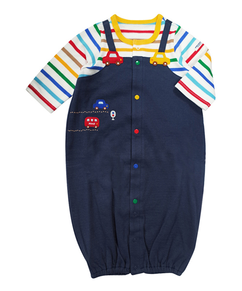 車オーバーオール風ツーウェイオール ロンパース Miki House ミキハウス のファッション通販 Zozotown