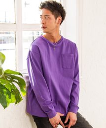 CavariA | 『CavariA/キャバリア』USAコットンビッグシルエットクルーネック長袖Tシャツ(Tシャツ/カットソー)