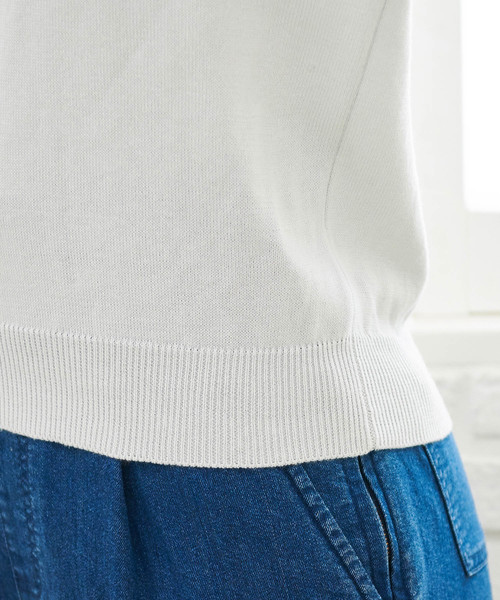 ROPE' PICNIC（ロペピクニック）の「【WEB限定】袖レース重ねプルオーバー（ニット/セーター・レディース・ホワイト/ライトグレー/ネイビー・38）」の19枚目の写真