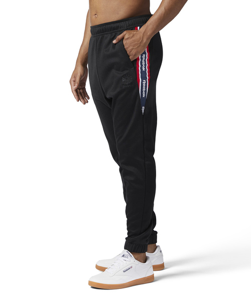 Reebok（リーボック）の「トラックパンツ [F FRANCHISE TRACKPANT]（その他パンツ・メンズ・ネイビー/ブラック・LARGE/MEDIUM/SMALL/X-LARGE/XX-LARGE/X-SMALL/XXX-LARGE）」の2枚目の写真