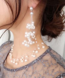 Cupid Heart | 【Cupid Heart】結婚式アクセサリー バブルパールネックレス(ネックレス)