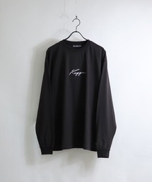 【Kappa/カッパ】別注 袖テープ / 刺繍ロゴ / 袖プリント ビッグシルエットロンT