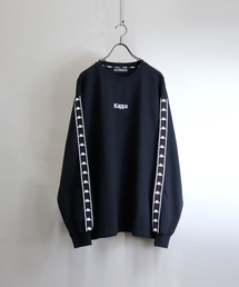 Kappa | Kappa/カッパ 別注 袖テープ/刺繍ロゴ/袖プリント ビッグシルエットロンT(Tシャツ/カットソー)