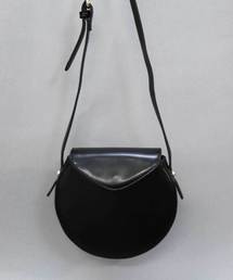 florist | 三角フラップの丸形レザーショルダーバッグ(ショルダーバッグ)