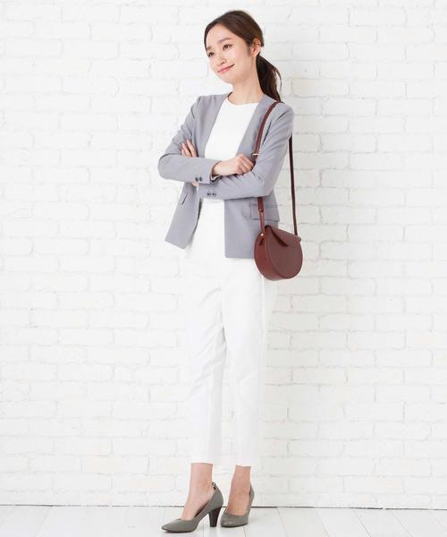 florist（フローリスト）の「三角フラップの丸形レザーショルダーバッグ（ショルダーバッグ・レディース・ブラック/ベージュ/キャメル/ブラウン・FREE）」の12枚目の写真