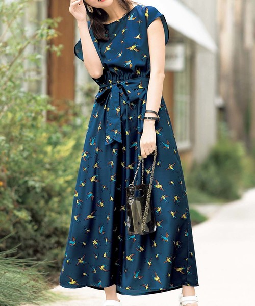 ウエストゴムロングワンピース ワンピース Geera ジーラ のファッション通販 Zozotown